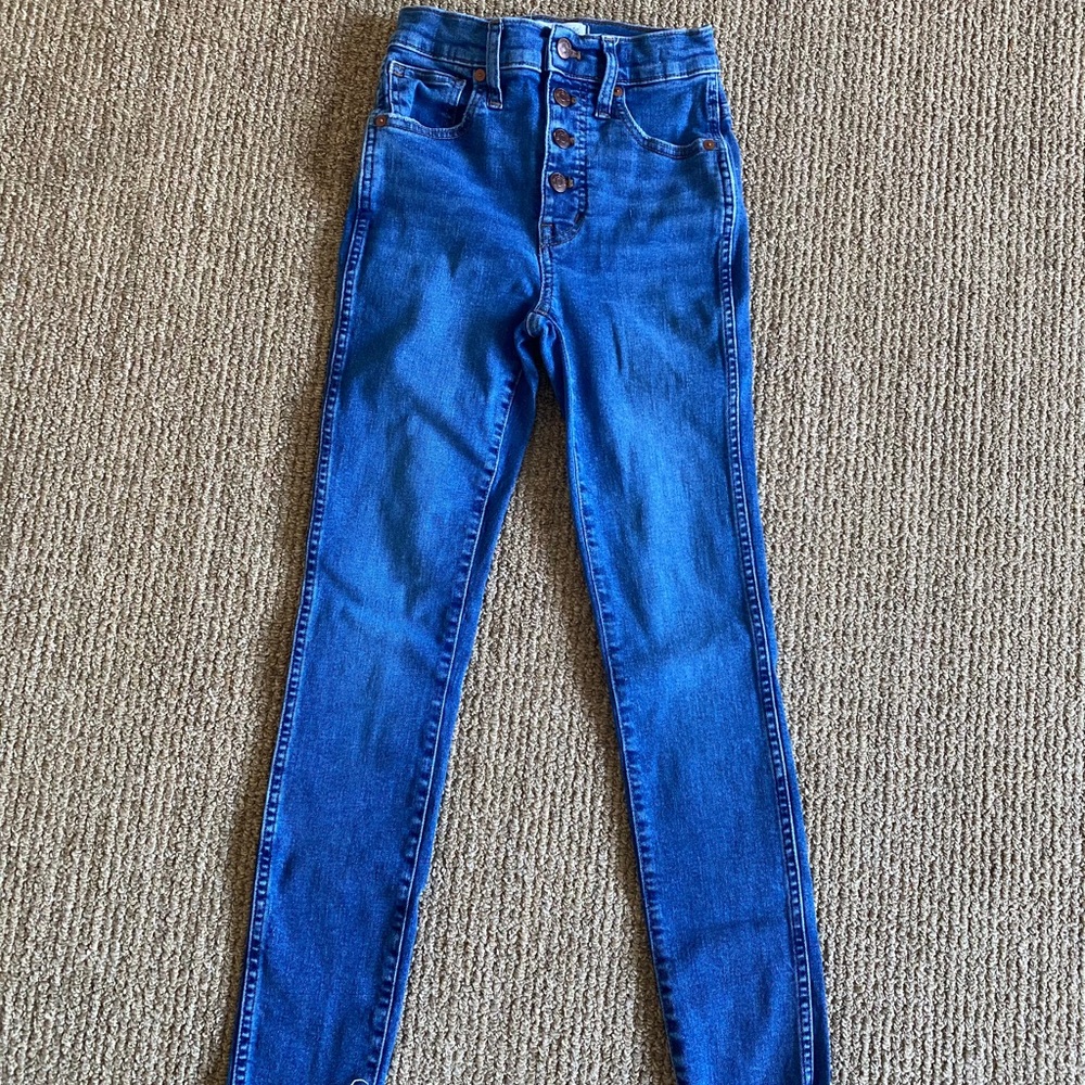 Madewell 10” high rise skinny - size 23